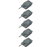 5PCS Magach 6B M60A1 Carro Armato 1/350-1/700 Modello Resina 3D | Magach 6B M60A1 Carro Armato, Israele, Guerra Fredda, Carro Patton Aggiornato, Resina DIY Non Verniciato(1/700(1.38CM))