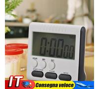 5pcs Magnetic Large LCD Digital Kitchen Timer Alarm Count Up Down Clock IT