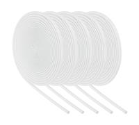 5Pcs Manicotto Termico in Silicone, 16.4Ft-5mm ID Bianco, per Alta Temperatura