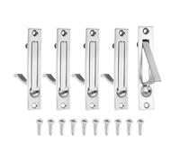 5PCS Maniglie porta scomparsa, per acciaio, tiro bordo levigato