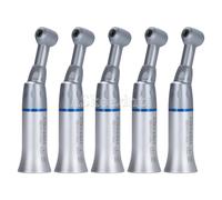 5pcs Manipolo dentale Low Slow Speed con pulsante a spinta, angolo contro E-type