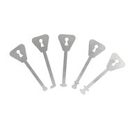 5PCS Master Keys Sostituzione In Acciaio Inox Scheletro Blocco Chiave Set Forme Multiple Blocco Picking Strumento di Emergenza