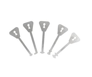 5PCS Master Keys Sostituzione In Acciaio Inox Scheletro Blocco Chiave Set Forme Multiple Blocco Picking Strumento di Emergenza