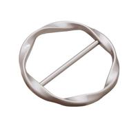 5pcs Metal Buckles for Women's T-shirt Corners Knot Buckle Belt Adjustable Buckle and Scarf Decor Fastener per donne ragazze accessori decorativi(Color 4)