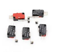 5Pcs Micro Limite Interruttore Lungo V-156-1C25 Cerniera Roller Momentanea Spdt