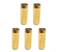 5Pcs MIG 4391 Ugello di saldatura in rame, 5/8 di pollice di diametro accessori per torcia di saldatura, per gas di saldatura MIG