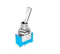 5PCS Mini interruttore a levetta a 2 pin SPST 2 posizioni ON OFF Maniglia piatta Interruttore a scatto for camion con terminali a saldare