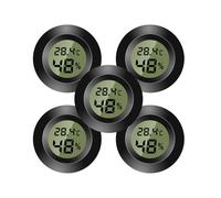 5PCS Mini Termometro Ambiente Interno Digitale, Igrometro Digitale, Monitor Di T