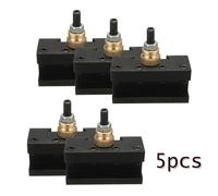 5pcs Mini Tornio Sostituzione Rapida Attrezzo Post Supporto Kit Alesatura Lama