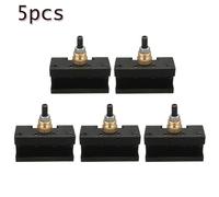 5pcs Mini Tornio Sostituzione Rapida Attrezzo Post Supporto Kit Alesatura Lama