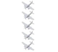 5PCS Modello Resina Aereo D'attacco USA A-1 Scala 1/2000-1/144 | A-1 Skyraider Modello Resina 3D, Aereo D'attacco, Micro Diorami, Fan Di Aerei Militari(Wings open,1/350(34mm))