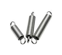 5pcs Molle estensione anello chiuso, WD 1mm, OD 9mm, Lunghezza 25mm