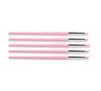 5pcs Multi Forma Silicone Spazzole Modellazione Pennello Set Per Creativo Nail Art E Progetti Dettagliati di Progettazione Della Ceramica
