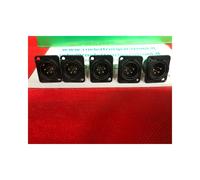 5pcs NC4MD-LX-B Neutrik Connettore XLR Spina a pannello 4 contatti diritti Conne