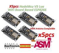 5pcs Nodemcu V3 Lua Wemos Wifi Scheda CH340 Sviluppo Basato Su ESP8266 ESP12E