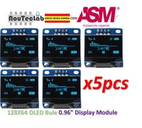 5pcs Oled 128X64 Display Oled LCD LED Display Modulo I2C Iic Spi Numero di Serie