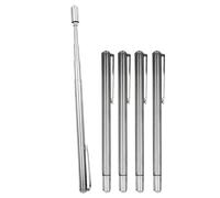 5Pcs Penne a Sfera, Penna Argento Penne in Acciaio Inossidabile per Insegnante
