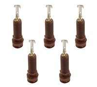 5pcs Per Chitarra Elettrica Bassi Da 6 35 Mm Socket Da 1/4 Pollici Uscita Plug Plug Endpin Part Sostituzione Della Chitarra Duratura