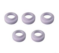 5pcs Per TIG Isolamento Coppa Guarnizione 18CGG per WP17 WP18 WP26 Torcia di Saldatura, PTFE Ceramica Coppa Rondella di Tenuta Per Anello, Argon Gas Lens Parts Ricambio Set