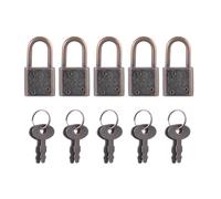 5Pcs Piccola Scatola Dei Bagagli con Lucchetto In Lega di Zinco Valigie Portatile Armadietto di Sicurezza Valigie Armadietto Hardware Piccolo Bagagli Box con