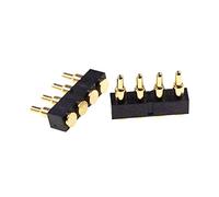 5PCS Pogo Pin Connettore Molla Caricata Di Contatto Sonda Di Ricarica Header Pins 2.54 Griglia 7.0mm Alta,SMD,1×4 Pin