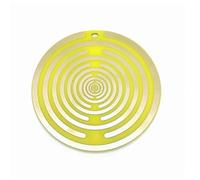 5pcs Polarizzazione Energy Disk Lakhovsky MWO EMFS placcato oro Polarizzatore Disco 7,6 cm/3 pollici Oscillatore multi-onda Tesla Bobina Energizzazione Acqua & Bilanciamento Armonico