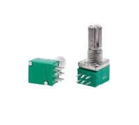 5PCS Potenziometro Del Volume Interruttori Industriali RK097G 6Pin B1K 5K 10K 20K 50K 100K 500K Interruttore Audio Albero 15 millimetri Amplificatore di Tenuta(5K Ohm)