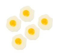 5pcs Pressione rilievo giocattolo cartone animato fritto uovo spremere