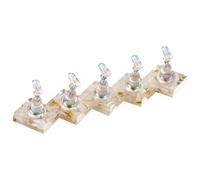 5Pcs Professionale Unghie Art Display Stand Per Uso Salone Pratica Base ABS E Anti Tip Design Per Salone E Uso Domestico