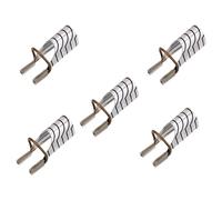 5PCS Professionale Unghie Forme di Arte Per Estensioni Gel Doppi Colori Pratico Alluminio Design Manicure Accessori Leggero Metallo Chiodo Strumenti