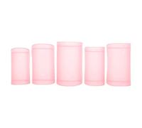 5pcs Protezione della Membrana del Flauto Langabile per Parti di Strumenti Cinesi Tradizionali, Accessori per Film ABS i Giocatori di Flauto (PINK)