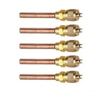 5pcs rame HVAC Valve Stem Core per il servizio di ricarica del sistema di refrigerazione e procedure di prova della pressione