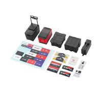 5Pcs RC 1/10 Tool Box Fit per HSP TRX4 SCX10 Rock Crawler Camion Decorazione