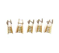 5Pcs Riutilizzabili Forme Del Chiodo di Bellezza Accessori di Arte Strumento Guida di Estensione Gel Uv Acrilico Consigli Donne Regalo Dorato