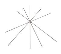 5pcs Rotondo Titanio Ti Bar Grado 5 Asta di Metallo Diametro 2mm Lunghezza 250mm 250mm 25.4cm per Produzione Componenti Turbine a Gas Saldatura Fili Bastoni