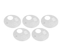 5PCS Scatola per alveare in acciaio inossidabile Cancello d'ingresso Nidi d'api Porta Strumenti per apicoltura con 4 metodi di accesso per fattorie di apicoltura Argento 12,5 cm