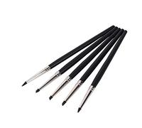 5PCS Shapers per scolpire l'argilla Flessibile punta in gomma di piccole dimensioni Penna per modellare Strumenti per pulire Pennelli per pittura Strumenti per intaglio