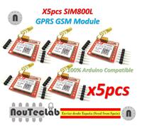 5pcs SIM800L GPRS GSM Module PCB Antenna SIM Board Quad band for MCU Arduino