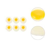 5pcs Simulazione Uova fritte Vent Toys Giocattoli di uovo fritto artificiale