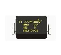 5PCS SMD Y1 condensatore di sicurezza AC400V 400V TMY1471M 471PF TMY1681M 681PF nitruro di gallio carica rapida(TMY1222M 222PF)