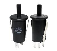 5PCS SP02 250V 3A interruttore di alimentazione a pulsante for porta del forno del frigorifero