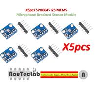 5pcs SPH0645 I2S MEMS Microphone Breakout Sensor Board Module SPH0645LM4H