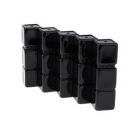 5pcs Square Vuoto Rifinibile Plastica Plastica FAI DA TE Rossetto Balsamo