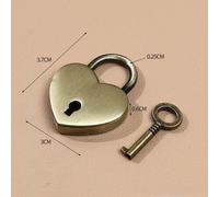 5pcs Stile Vintage Piccolo Metallo Lucchetto con Chiave per Legno Scatola Ferro