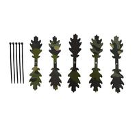 5Pcs Strisce Foglie Camuffamento Per Cappelli Zaini Nascondimento Strisce Camuffamento Accessori Attrezzatura di