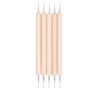 5pcs strumenti per goffratura con diverse dimensioni a doppia estremità per tracciare punteggiatura strumento per goffratura, mandala, ceramica, argilla fai da te, Set di Strumenti per Stilo a Sfera