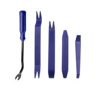5Pcs Strumento di Rimozione Auto, Attrezzi di Smontaggio Plastica per Auto Porta Pannello, Set di Smontare delle Finiture Cruscotto Interno Radio dell'auto, Attrezzi Auto per Demolizione e Riparazione