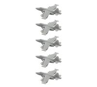 5PCS Su-25 Aereo D’attacco Modello In Resina 1/2000-1/144 | Su-25 Modello In Resina Aereo D’attacco Al Suolo, Per Diorami Della Guerra Fredda E Collezionisti(1/350(42mm))