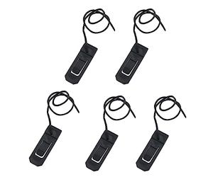 5Pcs Surfboard Pinne Clip Set Split Tavola da Surf Paddle Board Fin Clip Separatore d'acqua Tavola da sci d'acqua Pinne Pesce Fibbia Clip