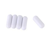 5pcs Tipo-C PTFE Magnetico Mescolatore Bar Laboratorio Agitatore di Pulce per Mixer Magnetico Bianco(C5*15mm)